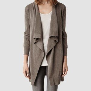 All Saints Bernt Jaque Cardigan in Brown